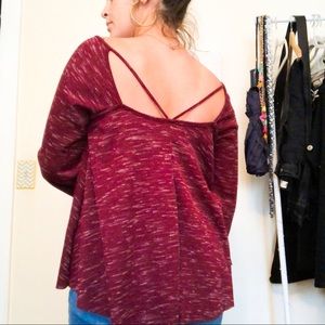Garnet sweater top